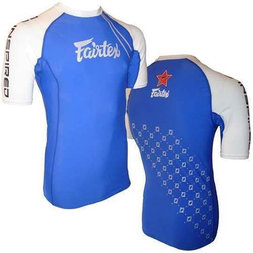 FAIRTEX - Short Sleeve Rash Guard (RG2) - Blue/Small