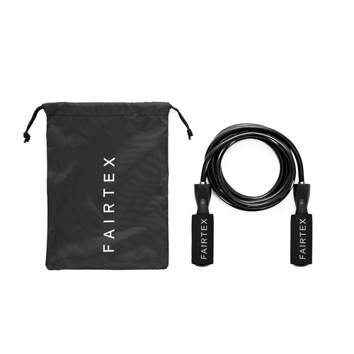 FAIRTEX - Adjustable Skipping Rope with Ball Bearing (ROPE3) - Black