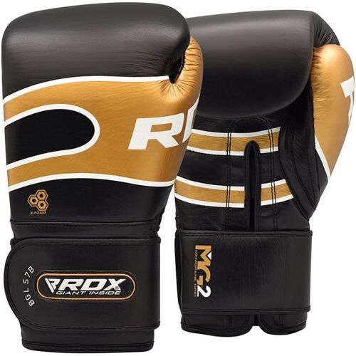 RDX - S7 Bazooka Leather Sparring Gloves - Black/12oz