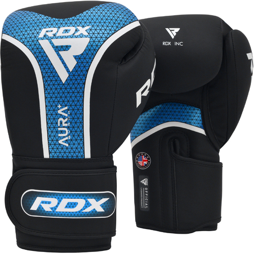 RDX - T17 Aura Plus Boxing Gloves - Blue/10oz