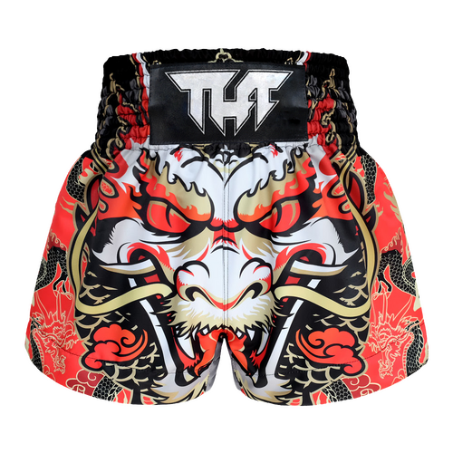 TUFF - Red Dragon King Thai Boxing Shorts - Medium