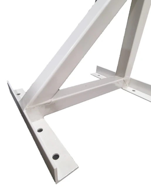 Metal bracket on a white background