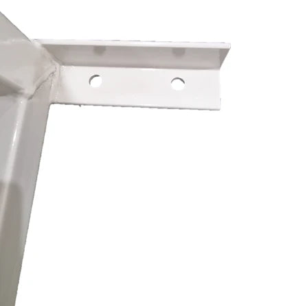 Metal bracket on a white background