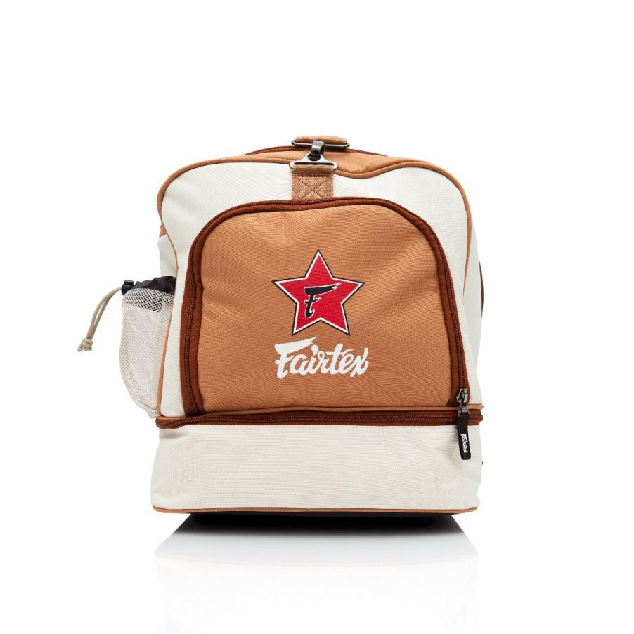 Backpack with Fairtex logo on a white background