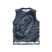 Sleeveless Fairtex tank top with a blurry pattern on a white background