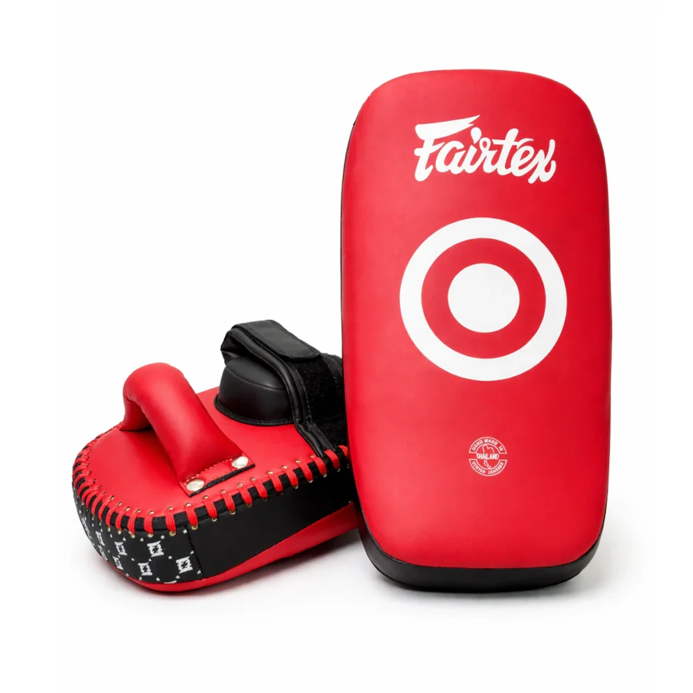 Fairtex KPLC5 Microfiber Curved Thai Pads | Muay Thai Fight Gear